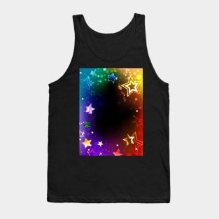 Rainbow Frame with Stars Tank Top